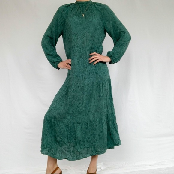 SOLD ❌ New Day boho maxi dress size XS green with boho pattern New with tags - Picture 13 of 16